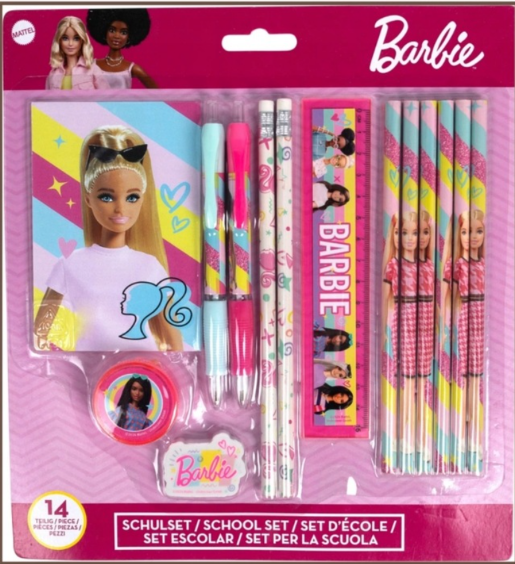 Set Shkollor 14 Pjesë Barbie