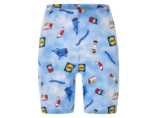Shorts Biker për Femra - Blu (M 40/42)