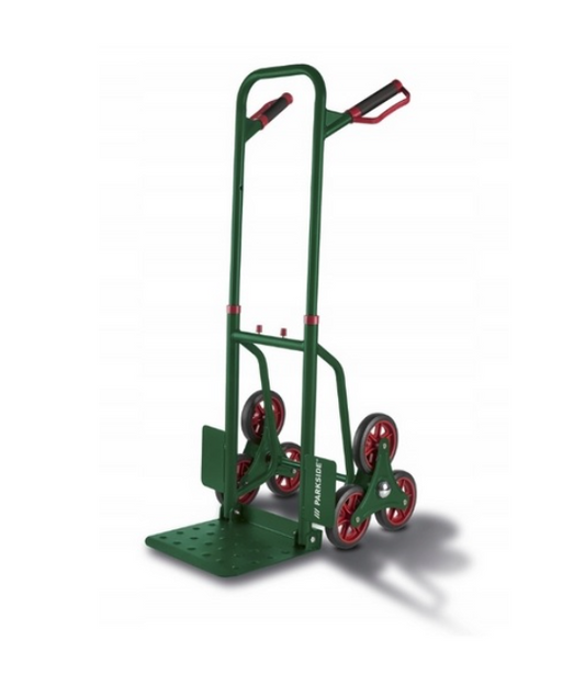 PARKSIDE Karrocë Transporti për Shkallë me Rregullim Lartësie - 150 kg (E Gjelbër)