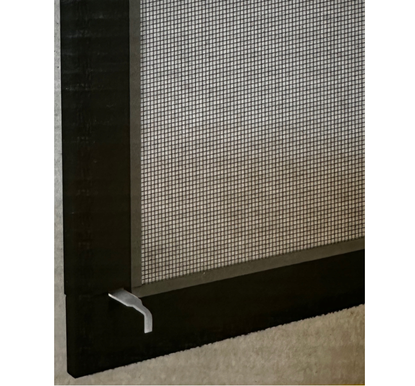 Rrjetë Kundër Mushkonjave për Dritare me Kornizë Alumini - 100 × 120 cm (Antracit)